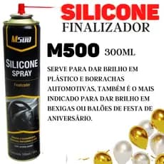 SPRAY DE SILICONE M500 FINALIZADOR AUTOMOTIVO 300ML RENOVE, PROTEJA E PERFUME EXCLUSIVO LAVANDA