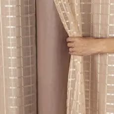 Cortina Blackout PVC e Voal 3,00x2,80 Grande Para Sala e Quarto Premium