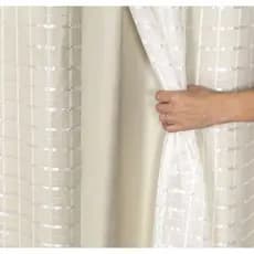 Cortina Blecaute Blackout PVC Com Voil Xadrez 3,00 × 2,60 - PROMOÇÃO