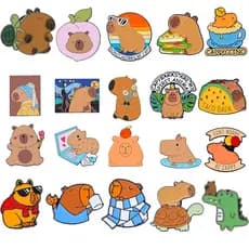 30 Estilo Dos Desenhos Animados Cobaia Broche De Metal Crachá Bonito Animal Pinos Saco Decorativo Pino Moda Broches