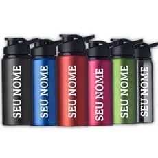 Squeeze Alumínio 600ml Academia/escola Personalizada