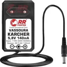 Fonte Carregador DC 5,8V Para Vassoura Elétrica Karcher