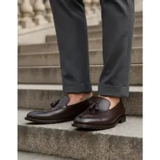 Mocassim Loafer Social Centuria Bambolim Couro Cafe