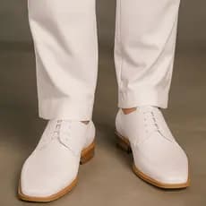 Sapato Social Centuria em Couro Branco