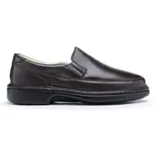 Sapato Social Conforto Centuria Couro Café