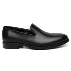 Mocassim Loafer Social Centuria Liso Couro Preto