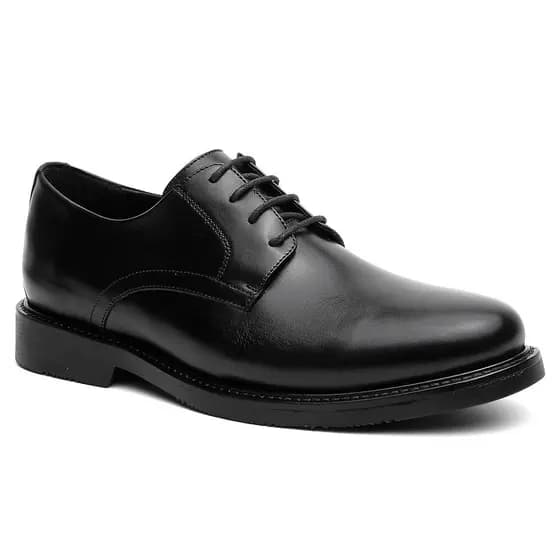 Sapato Casual Centuria Brogue em Couro Preto