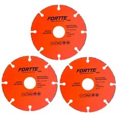 Kit 3 Discos Tungstenio Corte Madeira Para Esmerilhadeira