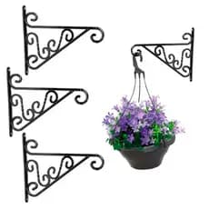 uporte Pendente Mão Francesa para Vasos de Plantas – Resistente e Prático
