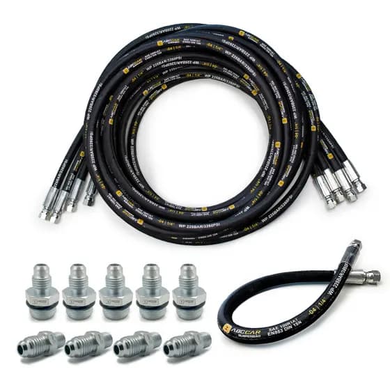 Kit Mangueira Prensada Suspensão A Ar Alta Pressão 300 PSI