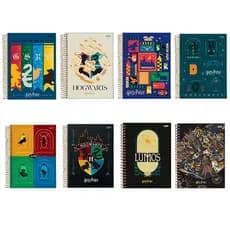 Caderno Harry Potter HP Hogwarts 160 Folhas 10 Matérias