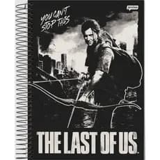 Caderno The Last of Us Jogo Game 160 Folhas 10 Matérias