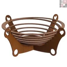 Fruteira Organizador Cozinha Multiuso Cesto De Ovos De Mesa
