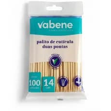 Palito de Cutícula Vabene Duas Pontas – Caixa com 100 Unidades