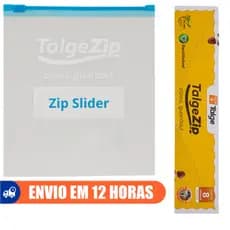 Saco Zip Fecho Slider 14,9x16,5cm 18x20cm 27x28cm Talge
