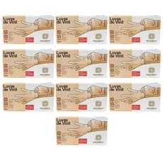 Descarpack Luva de Vinil Descartável Sem Pó – 1000 Un