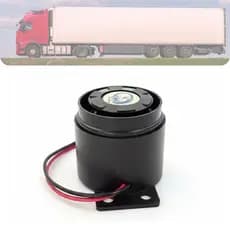 Sirene De Marcha Ré Universal Bivolt 12v 24v Empilhadeira Carro Caminhonete Ônibus