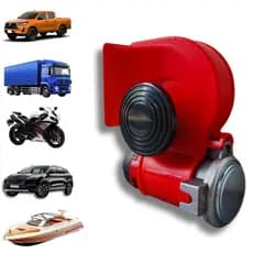 Buzina potente de caminhão moto carro Compacta com Compressor 12v Universal