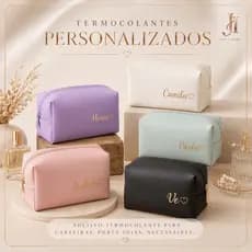 Nomes Termocolantes Personalizado para necessaire, sinteticos Porta Joias