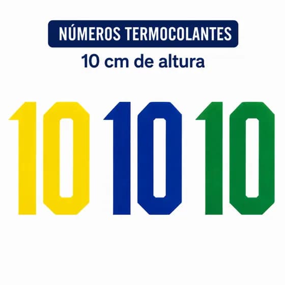NÚMEROS TERMOCOLANTES CAMISA E CALÇÃO/SHORT FUTEBOL ferro de passar