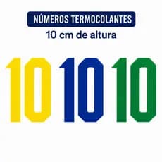 NÚMEROS TERMOCOLANTES CAMISA E CALÇÃO/SHORT FUTEBOL ferro de passar