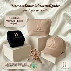 LOGO Aplique Termocolante para Organza, Cetim, Algodão e tecidos sintético - brinde personalizado