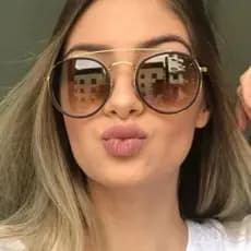 Óculos de sol redondos de metal com nova tendência da moda feminina e masculina de 2025