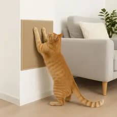 Arranhador para Gatos de Canto de Parede Brinquedo Móveis Carpete 50x60cm