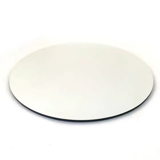 Cake Board 18cm em MDF Branco sem Logo Kit 10 Unidades para Bolo