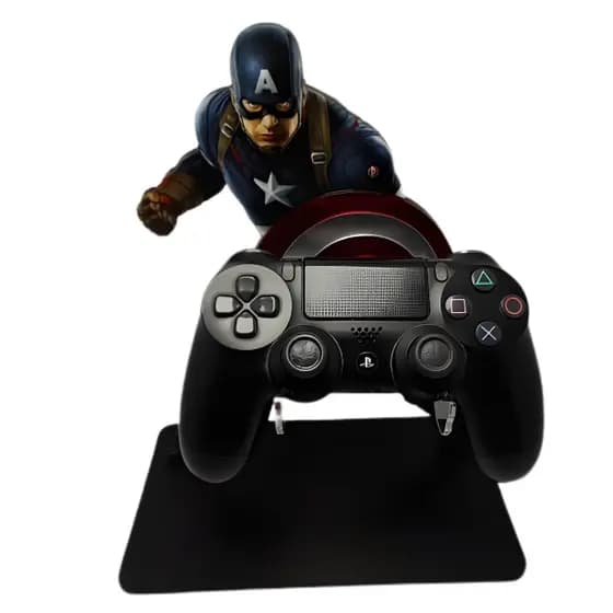 Suporte para controle Capitão América para Ps4, Ps5 ou Xbox