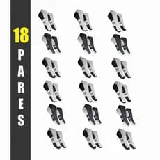 Meia Masculina Kit 18 Pares Prime Cano Curto Invisível Algodão Atacado + Brinde