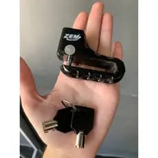 Cadeado Trava De Disco Freio Moto Bike Anti-Furto Universal Trava de Segurança