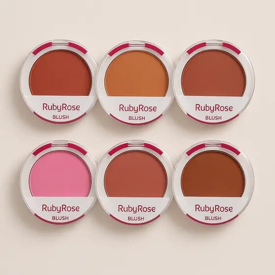 Mini blush Compacto Ruby Rose HB-6106