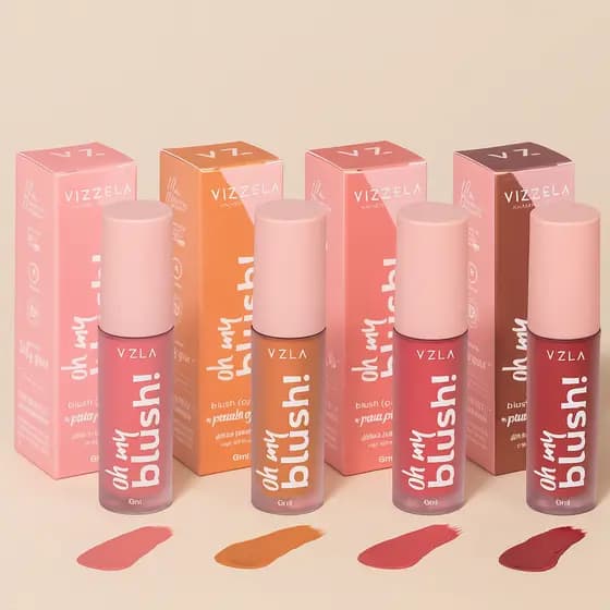 Vizzela Blush Líquido Oh My Blush!