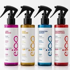 Eico Pro Spray Fluído Leave-in Finalizador Protetor Térmico Filtro Solar Hidratante 0% Frizz 200ml