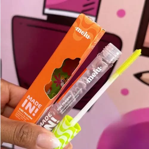 Máscara De Cílios E Sobrancelhas Vibe Praiana MADE IN! 6Ml - Melu By RUBY ROSE
