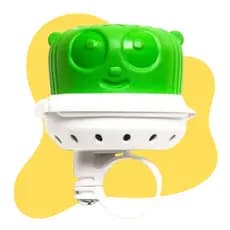 Buzina Infantil Wester Fom-Fom Verde para Bicicleta