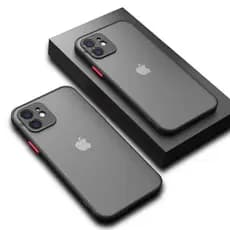 Capa Capinha translucida Transparente Fosca Anti-Impacto Para Iphone 11 e 12