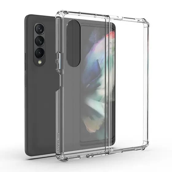 Capa capinha transparente rígida para Celular Samsung Galaxy Z Fold 3/4/5/6 e 7
