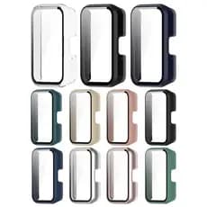 Capa Capinha Case Com Película de vidro Para Smartwatch Samsung Galaxy Fit 3 Relógio Fit3