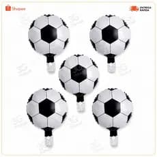 KIT BALÃO BOLA FUTEBOL 10'' 25 CM - OU - 18'' 45 CM - Pronta Entrega, Envio Imediado, Copa do Mundo, torcer, futebol.