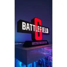 Luminaria Gamer Battlefield 6 - Decoração Gamer