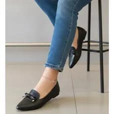 Sapatilha Mocassim Sapatilha Feminina Bico Fino Lançamento Promoção Confortavel Preto Nude Caramelo