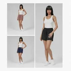 Kit 02 Shorts Feminino Short Feminino caminhada Lazer Dia a Dia Short Feminino Festas