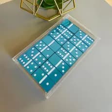 Dominó Profissional Jogo em Acrílico - Lumina Brinquedo Coleçao Casa