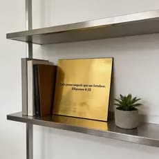 Placa em Acrílico Aura Enfeite Decoraçao de Escritorio Presente lembrancinha Personalizado