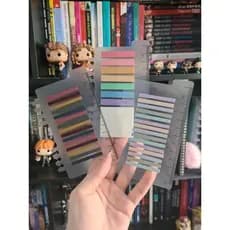 Flags (160,200 ou 300 folhas) Marcador de página para livros e anotações - 1 unidade Stick Notes.