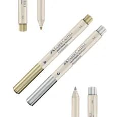 Marcador Permanente Multimark Multisuperfície 1.0mm Prata e/ou Ouro - Faber-castell UNIDADE ou KIT