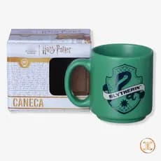 Caneca Mini Tina Sonserina - Harry Potter 100 ml Cerâmica - Slytherin - Zona Criativa