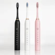 Escova Elétrica Dental Recarregável USB Sonora 5 Modos À Prova D’Água